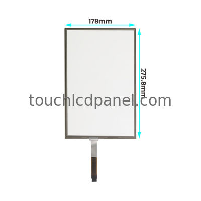 Buy 12.1'' Widescreen 1280 X 800 5 Wire Resistive Touch Panel With 275.8 X 178 X 2.1mm Outline Dimension online manufacture