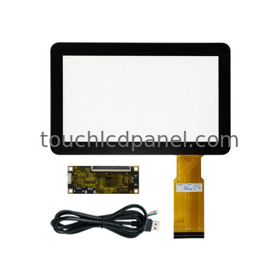Ultra Responsive 10ms Multi Touch 8'' PCAP Screen With Tempered Glass For Industrial Control Panel