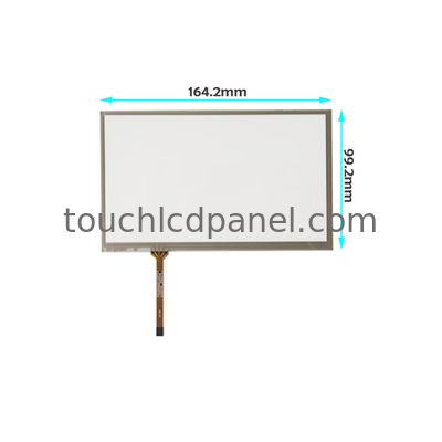 7 Inch Resistive Touch Panel With ITO Film Over ITO Glass Layers For 1024 X 600 800 X 480 LCD Panel