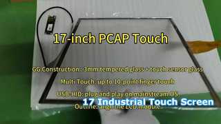 17 Inch Touch Screen Glass for Industrial Monitor