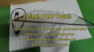 19 Inch PCAP Touch Screen to Match 19-inch 1280x1024 LCD Panel