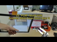 15 Inches Glass On Glass Multi Touch Capacitive Touch Panel With ILITEK Touch Controller
