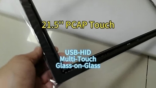 21.5'' PCAP Touchscreen Sensor with Tempered Front Glass