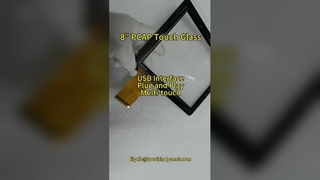 8 Inch PCAP Touch Screen USB Plug Play